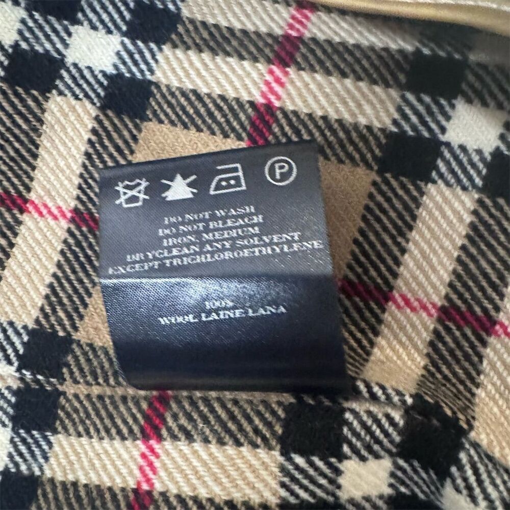 EUC Burberry Women's Beige Trench Coat Size 6 Classic Plaid Detachable Lining - Picture 12 of 16